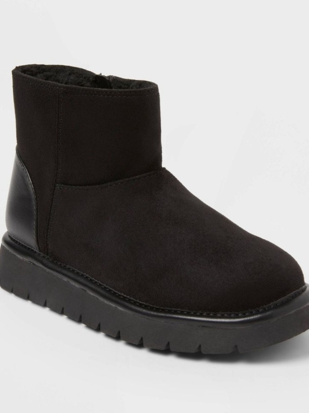Cat & Jack Black Kids' Rain & Snow Ankle Boot
